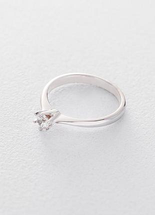 Золотое помолвочное кольцо (циркон swarovski) 
к06297