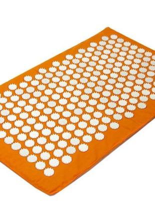 Масажний килимок акупунктурний relax standart ms-6842 (жовтогарячий)