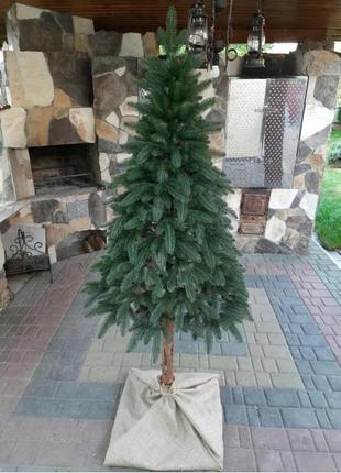 Ялинка лита на пні, ялинка новорічна, елка искусственная, елка новогодняя литая, ялинка лита1 фото