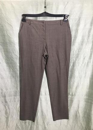 Штани з натуральной вовни колір капучіно теплі зимні м’яки зручні затишні luisa spagnoli made in italy 🇮🇹