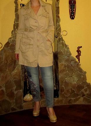 Джинсовый плащ dkny 3