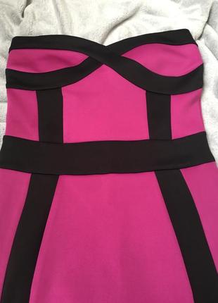 Плаття без бретелей, рожевого кольору2 фото