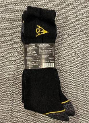 Набір чоловічих бавовняних термошкарпеток dunlop, 3 пари упаковка4 фото