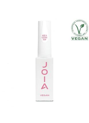 Топ для гель-лаку aqua gloss top, глянцевий, joia vegan, 8 мл