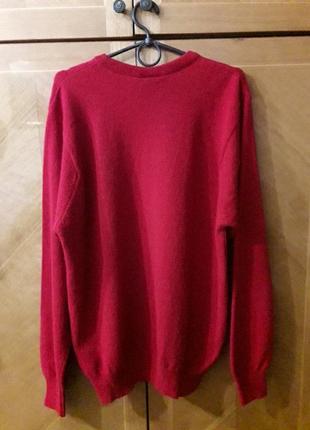 Брендовий новий  базовий  яскравий  100% вовна  светр  кофта полувер р. m від  woolmark sweater shop united kingdom2 фото