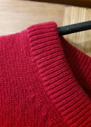 Брендовий новий  базовий  яскравий  100% вовна  светр  кофта полувер р. m від  woolmark sweater shop united kingdom3 фото