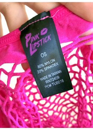 Сексуальний комбінезон / боді/ сітка еротична білизна pink lipstick5 фото