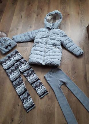 Куртка, ,next,пуховик, курточка, шапка, лосіни primark