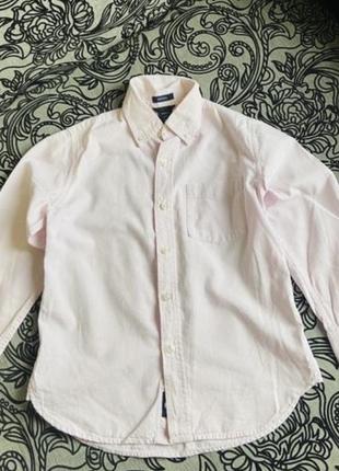 Рубашка на мальчика gap розовая на 6-7 лет