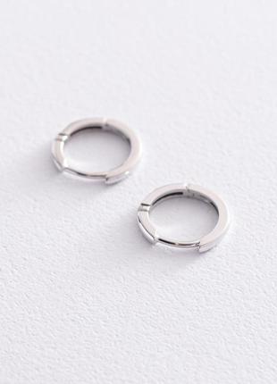 Золотые серьги с бриллиантами сб0360y