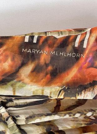 Maryan mehlhorn шелковое платье пляжная накидка шелк шёлк с пряжкой5 фото