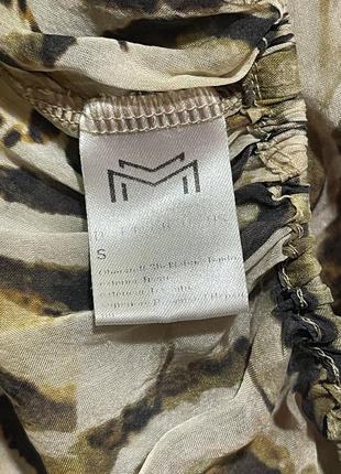 Maryan mehlhorn шелковое платье пляжная накидка шелк шёлк с пряжкой7 фото