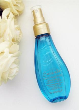 Парфюмированный спрей для тела encanto avon нефритовый цветок и шелк, 100 ml