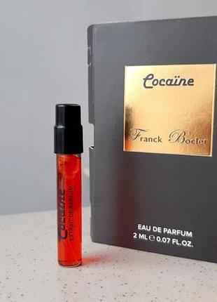 Franck boclet cocainе💥оригинал миниатюра пробник mini vial spray 2 мл книжка1 фото
