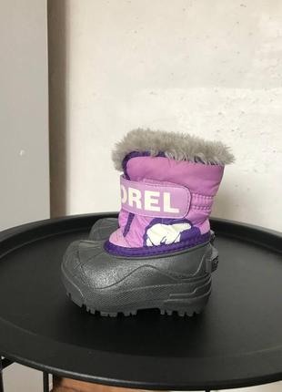 💜 снобутсы sorel ausa5/eur20/стелька11см оригинал9 фото