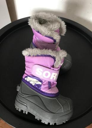 💜 сноубутси sorel usa5/eur20/устілка11см оригінал