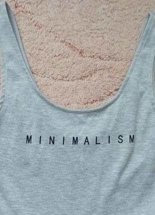 Серый трикотажный сарафан minimalism5 фото