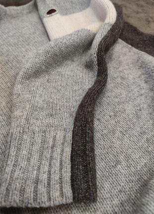 Пуловер с воротником на молнии, шерсть ягненка, l/xl8 фото