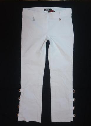 Стрейчевые брюки с ремешками на голени4 фото