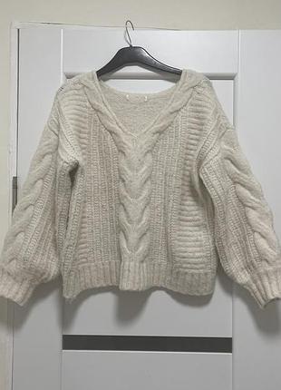 Светр h&m з косами оверсайз