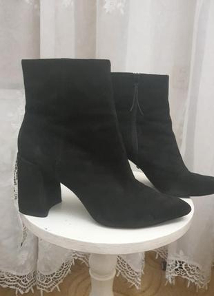 Ботинки topshop замша 41 р стелька 28