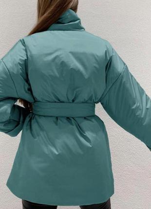 Куртка пуховик в стилі zara оверсайз 🥰