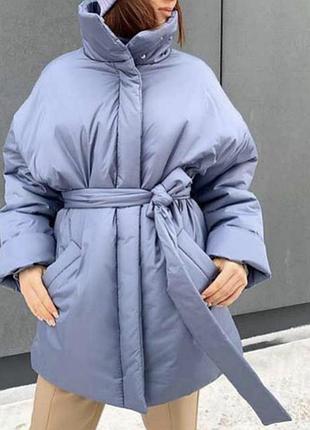 Куртка пуховик в стилі zara оверсайз 🥰