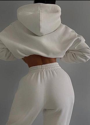 640 грн🤍жіночий теплий костюм тринитка на флісі