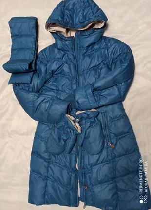 Теплый зимний пуховик/пуховое пальто miss sun