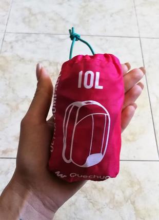 Рюкзак quechua ультракомпактный 10 литров4 фото