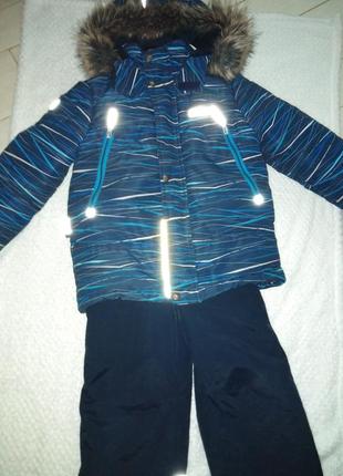 Зимовий комплект для хлопчика, р 116 lenne (куртка+напівкомбінезон)3 фото