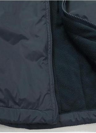 Куртка polo ralph lauren ka037 с капюшоном новая утеплённая подклад флис чёрная4 фото