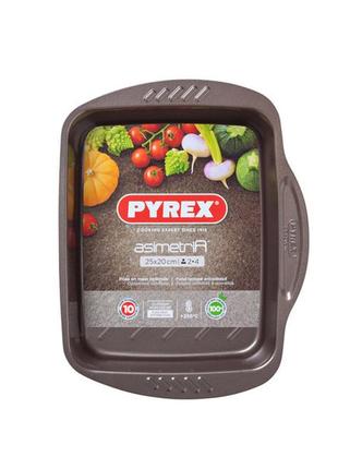 Форма pyrex asimetria 25x20cm прямоугольная (as25rr0/7646) tzp113