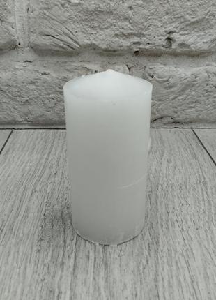 Свічки білі товсті 10 см
