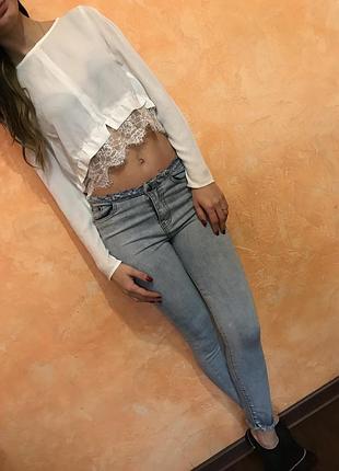 Блузка джинсы s