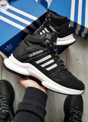Утеплені термо кросівки adidas зимові ❄ зимние высокие термо кроссовки adidas утепленные