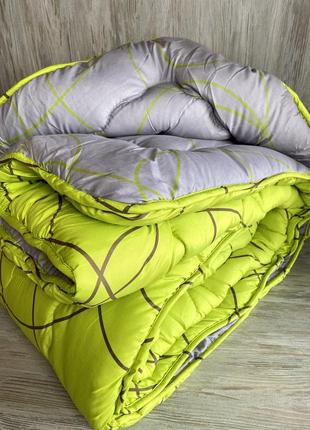 Стеганое двуспальное одеяло на холлофайбере арда размер 175*215 см.4 фото