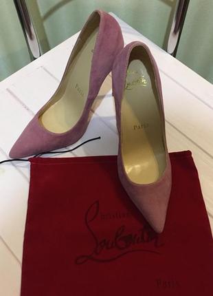 Туфли-лодочки на шпильке, christian louboutin, размер 38