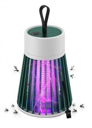 Лампа отпугиватель насекомых от usb electric shock mosquito lamp с электрическим током