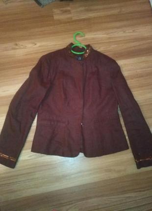 Піджак коричневий