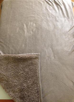 Покрывало плед одеяло италия размер 230*260 мех+велюр новая коллекция будьте стильными!2 фото