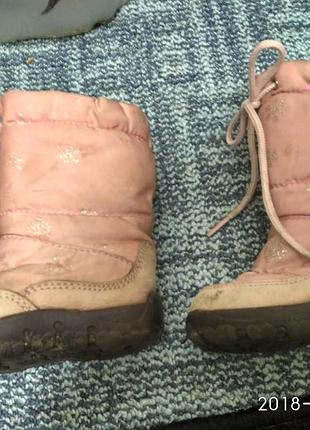 Класні натуральні чобітки чоботи на дівчинку на теплу зиму, осінь