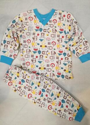 Пижама на байке для мальчика 2 года , рост 92 см