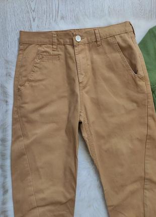 Горчичные рыжие мужские подростковые штаны брюки джинсы скинни узкие4 фото