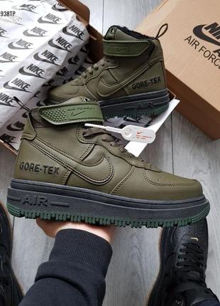 ❄️nike air gore-tex high olive black❄️кросівки чоловічі зимні з хутром найк гор текс, мужские зимние кроссовки найк