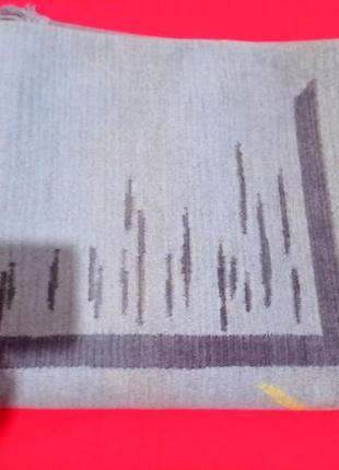 Хлопковое двустороннее одеяло покрывало плед с кисточками мягкое синее верблюды бавовна бавовняне