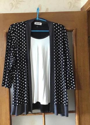 Шикарная туника в горошек