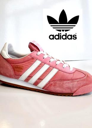 Adidas dragon пудровые кроссовки натуральный замш оригинал!! — цена 400 грн  в каталоге Кроссовки ✓ Купить женские вещи по доступной цене на Шафе |  Украина #108263900 | lycra jamaican tracksuits adidas boys black