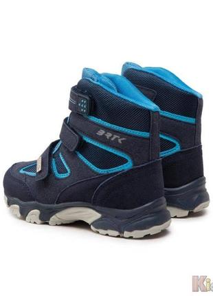 Ботинки утепленные brttex сине-голубые для мальчика (27 размер)  bartek 59036078800735 фото