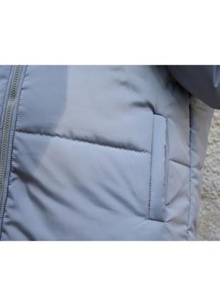 👑vip👑 курточка зимова для вагітних тепле пальто для вагітних5 фото